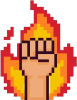 fist with fire fist with fire